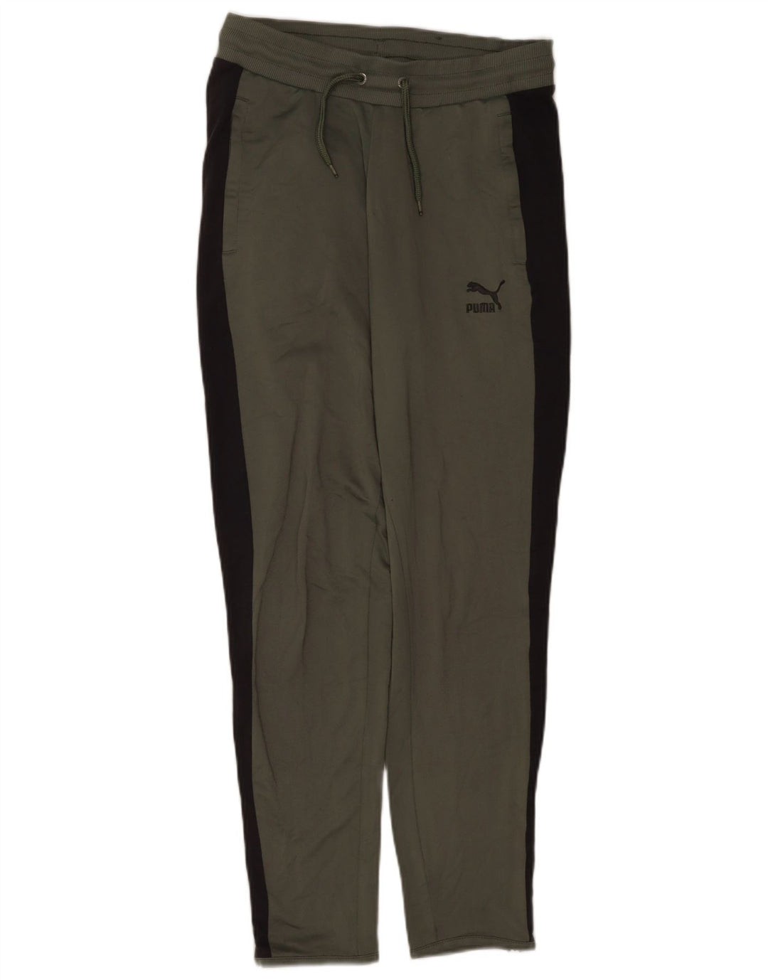 Puma Herren-Trainingshose, klein, graues Colourblock-Polyester