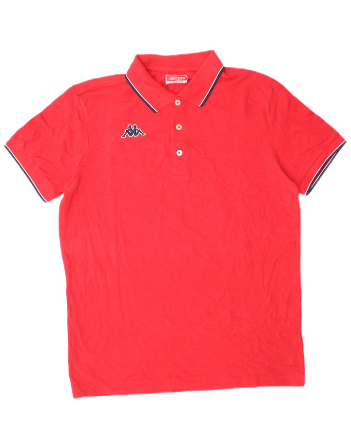 Kappa Herren Poloshirt Large Rot