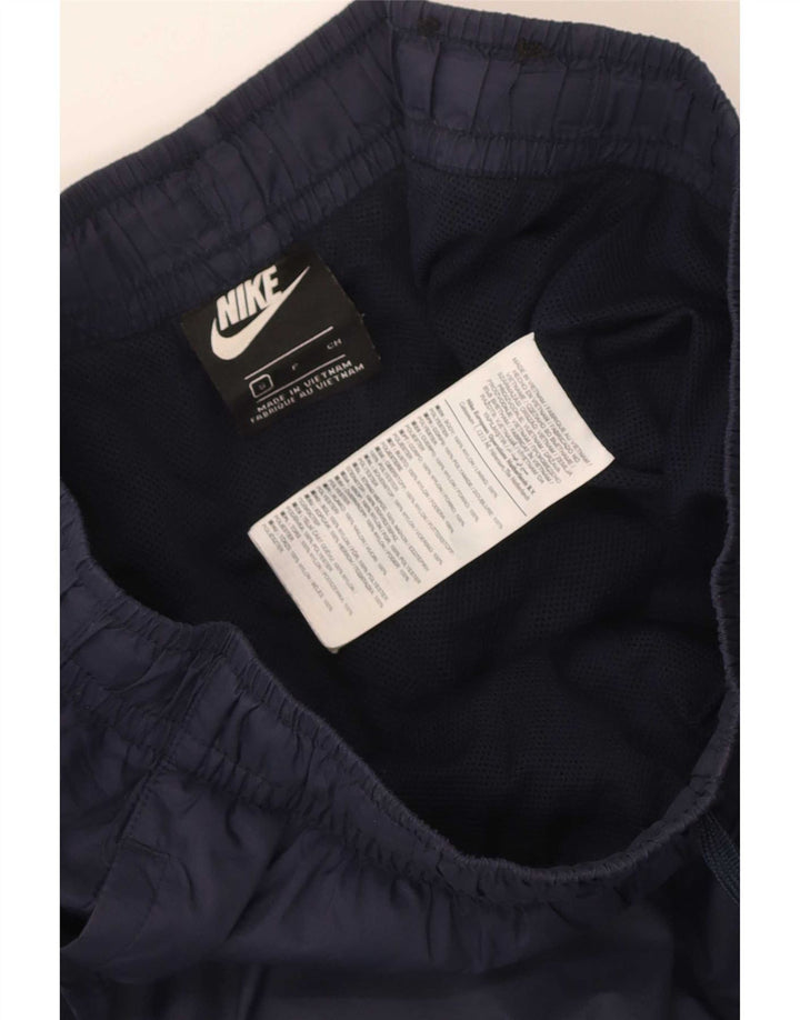 Nike Herren-Trainingshose, Jogginghose, klein, marineblaues Nylon
