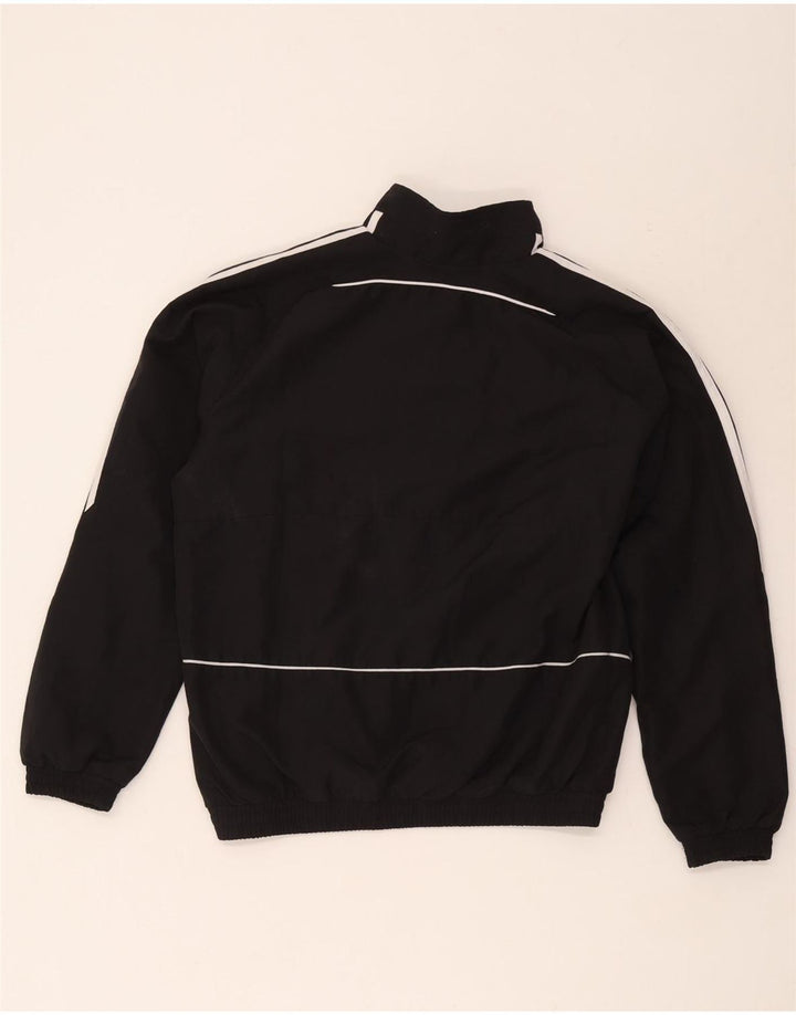 Adidas Jungen Trainingsanzug Top Jacke 13-14 Jahre Schwarz Polyester