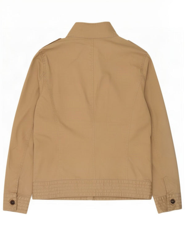 Zara Herren Militärjacke UK 40 Large Beige Baumwolle