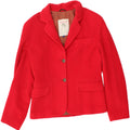 JIGSAW Womens 2 Button Blazer Jacket UK 14 Medium Red Wool Vintage Jigsaw and Second-Hand Jigsaw from Messina Hembry 