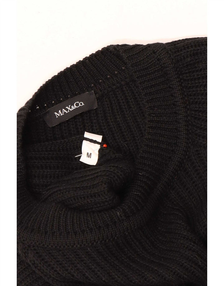 Max & Co. Damen-Pullover mit U-Boot-Ausschnitt, Gr. 14, mittelschwarz