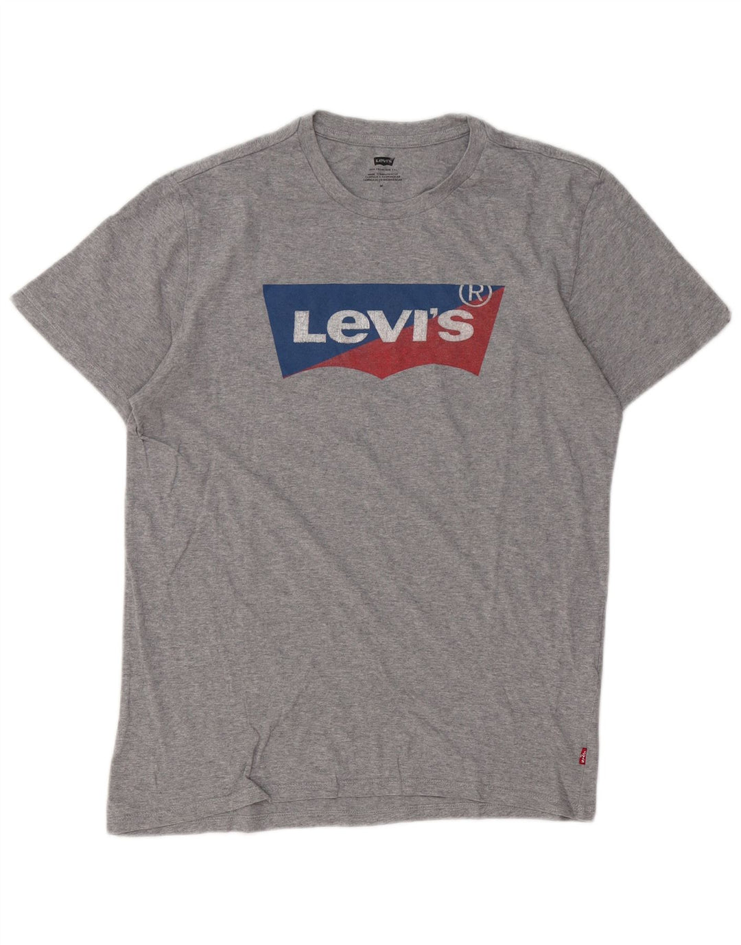 Levi's Herren-T-Shirt mit Grafik, mittelgraue Baumwolle