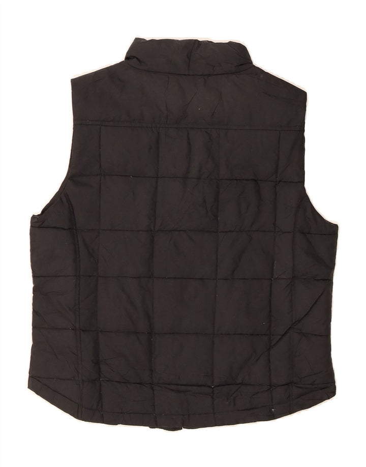 CONBIPEL Womens Padded Gilet UK 14 Medium Black Nylon Vintage Conbipel and Second-Hand Conbipel from Messina Hembry 