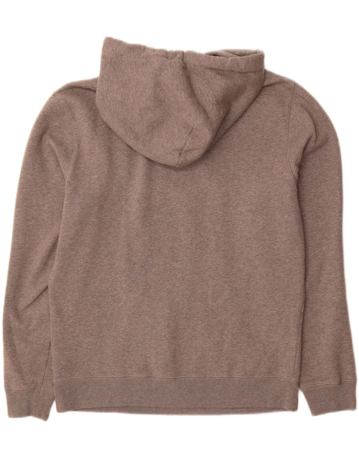JACK WILLS Mens Graphic Hoodie Jumper Small Grey Cotton
