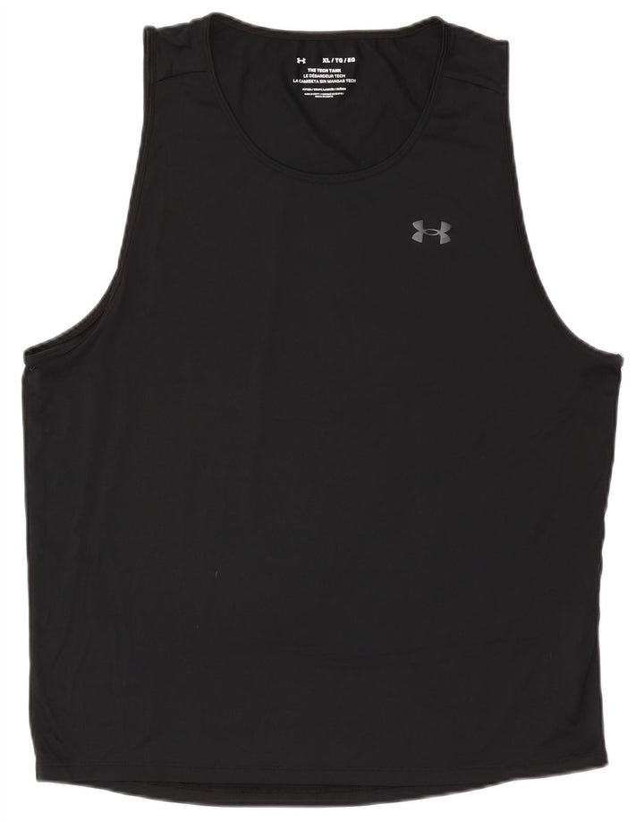 Under Armour Herren Weste Top XL Schwarz Polyester
