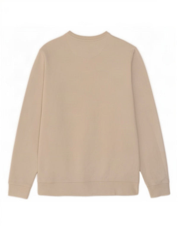 Lyle & Scott Herren-Sweatshirt-Pullover aus mittelgrauer Baumwolle