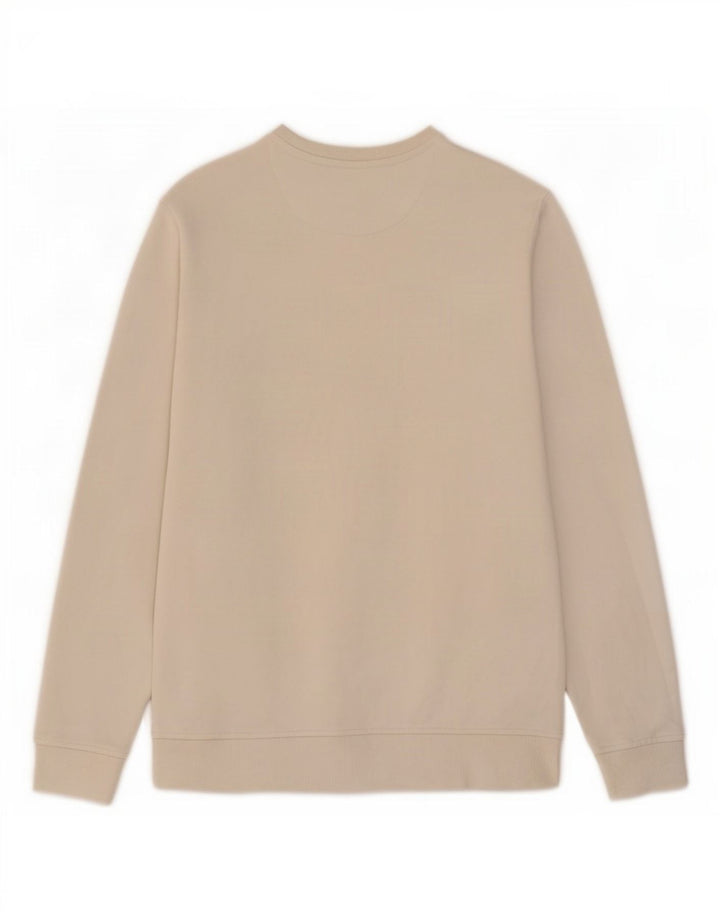 Lyle & Scott Herren-Sweatshirt-Pullover aus mittelgrauer Baumwolle