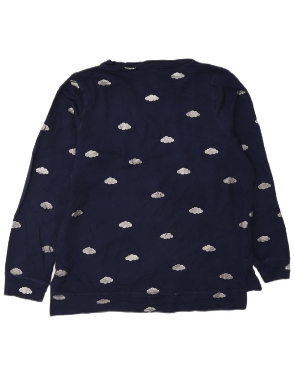 Oasis Damen-Sweatshirt mit Grafik, übergroß, Gr. 10, Marineblau