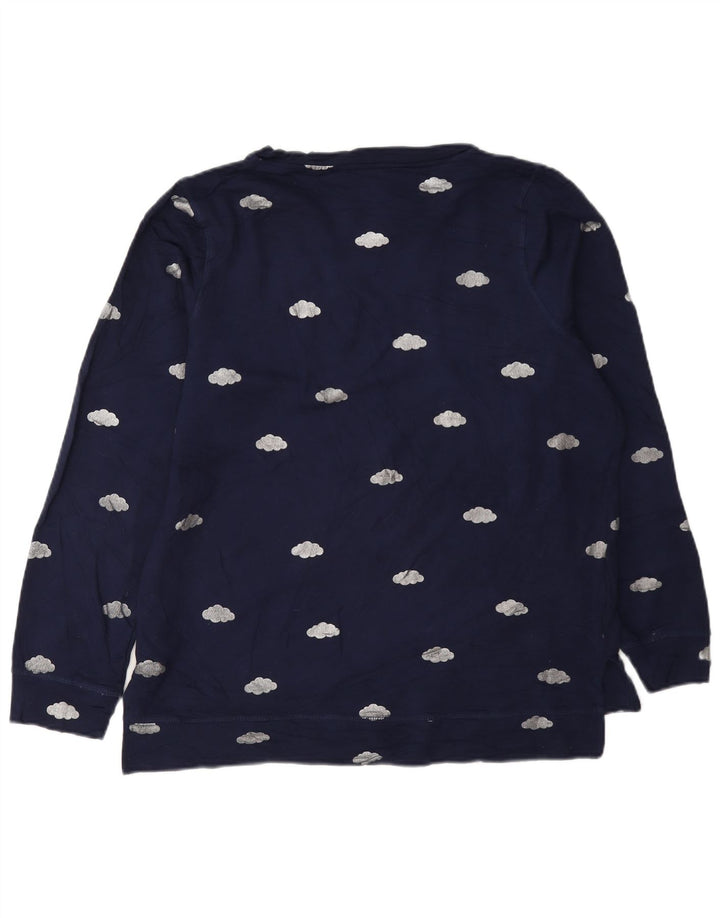 Oasis Damen-Sweatshirt mit Grafik, übergroß, Gr. 10, Marineblau
