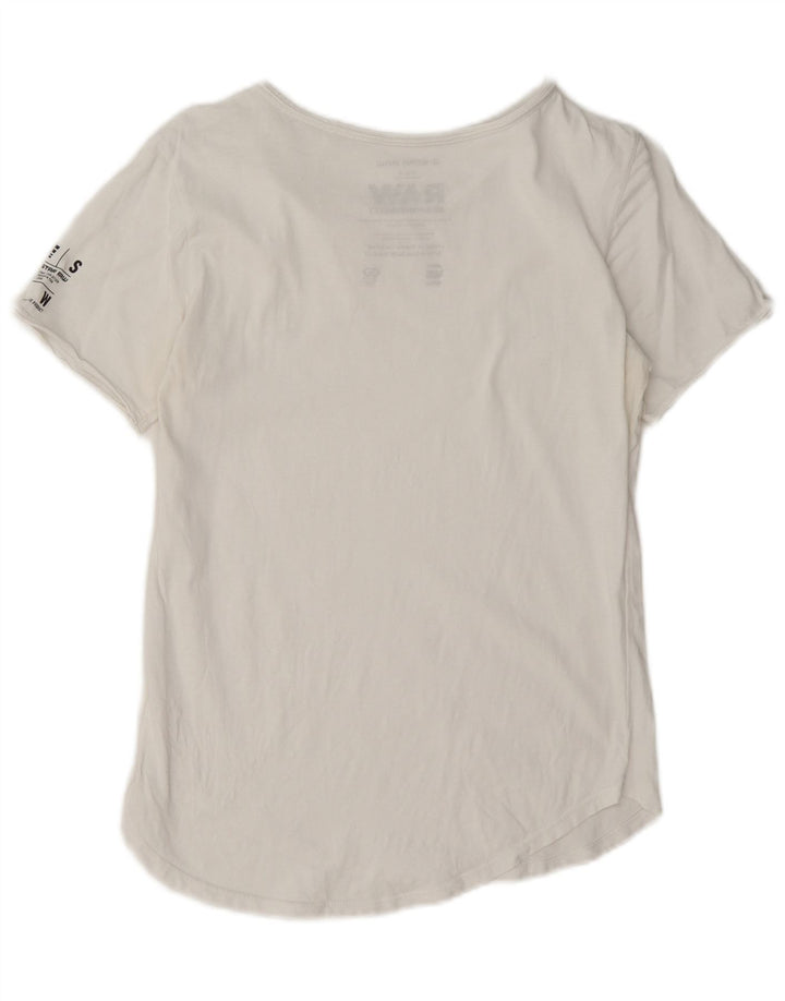 G-Star Herren T-Shirt mit Grafik, Größe S, Weiß