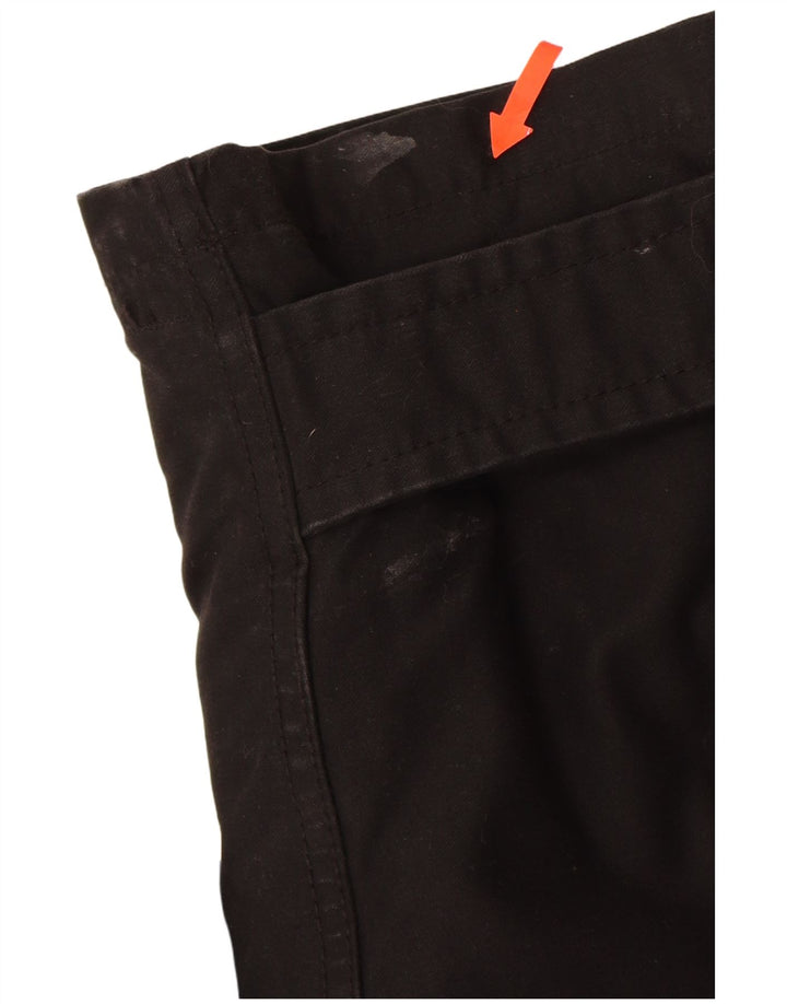 BRANDIT Herren-Parka mit Kapuze, UK 46 3XL, schwarzes Polyester