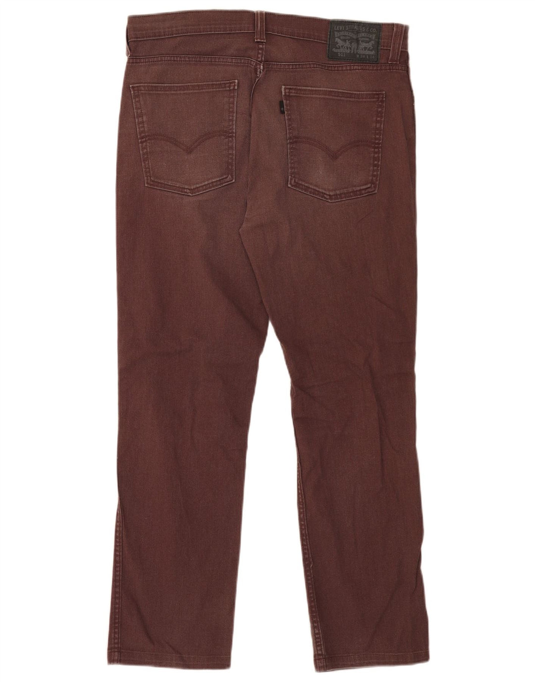 Levi's Herren 511 Slim Jeans W34 L29 Braune Baumwolle