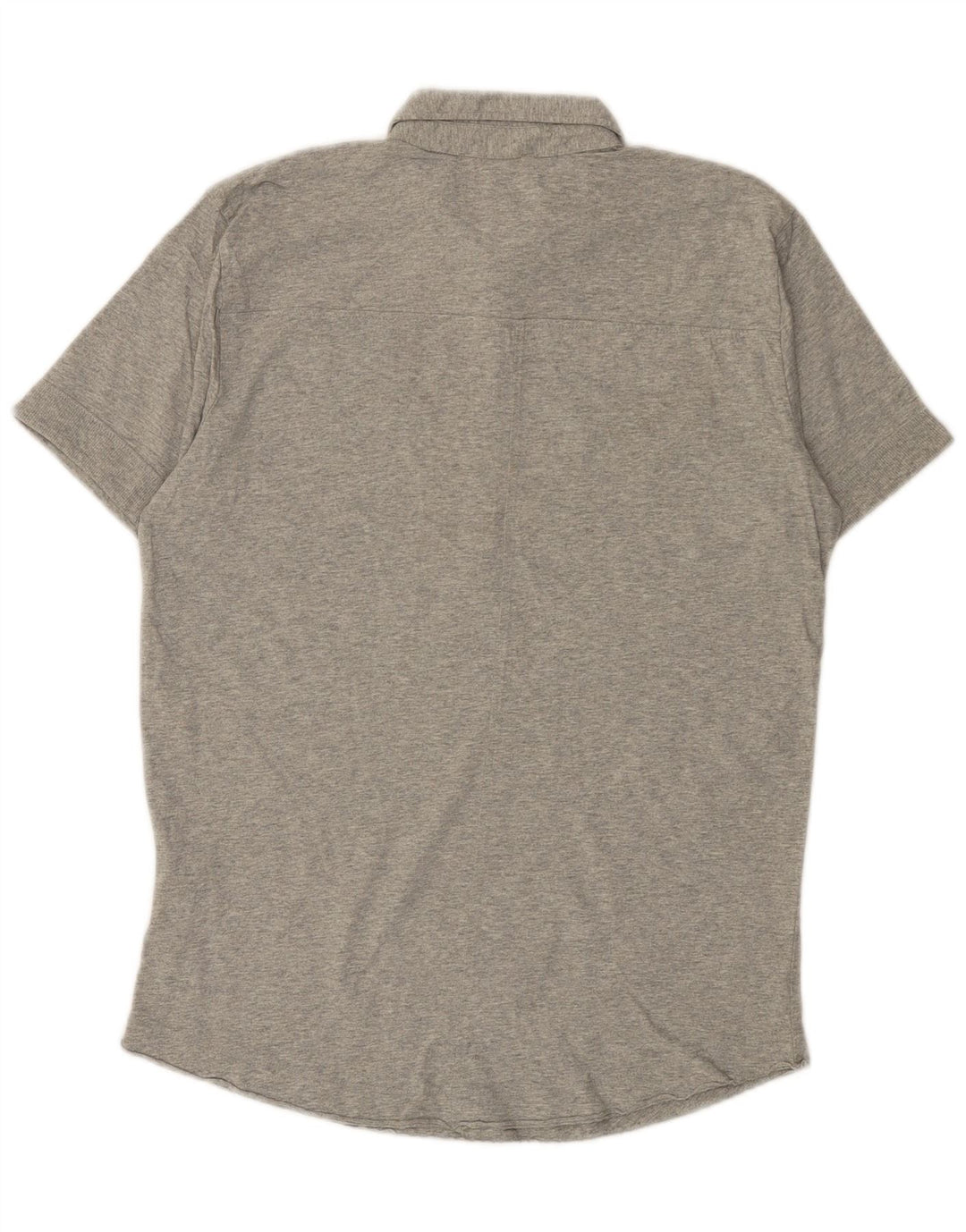 DIESEL Herren-Poloshirt aus mittelgrauer Baumwolle