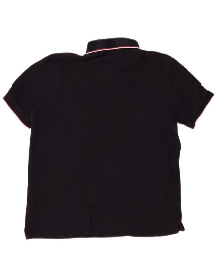 Armani Exchange Herren-Poloshirt XL, schwarz gestreift, Baumwolle