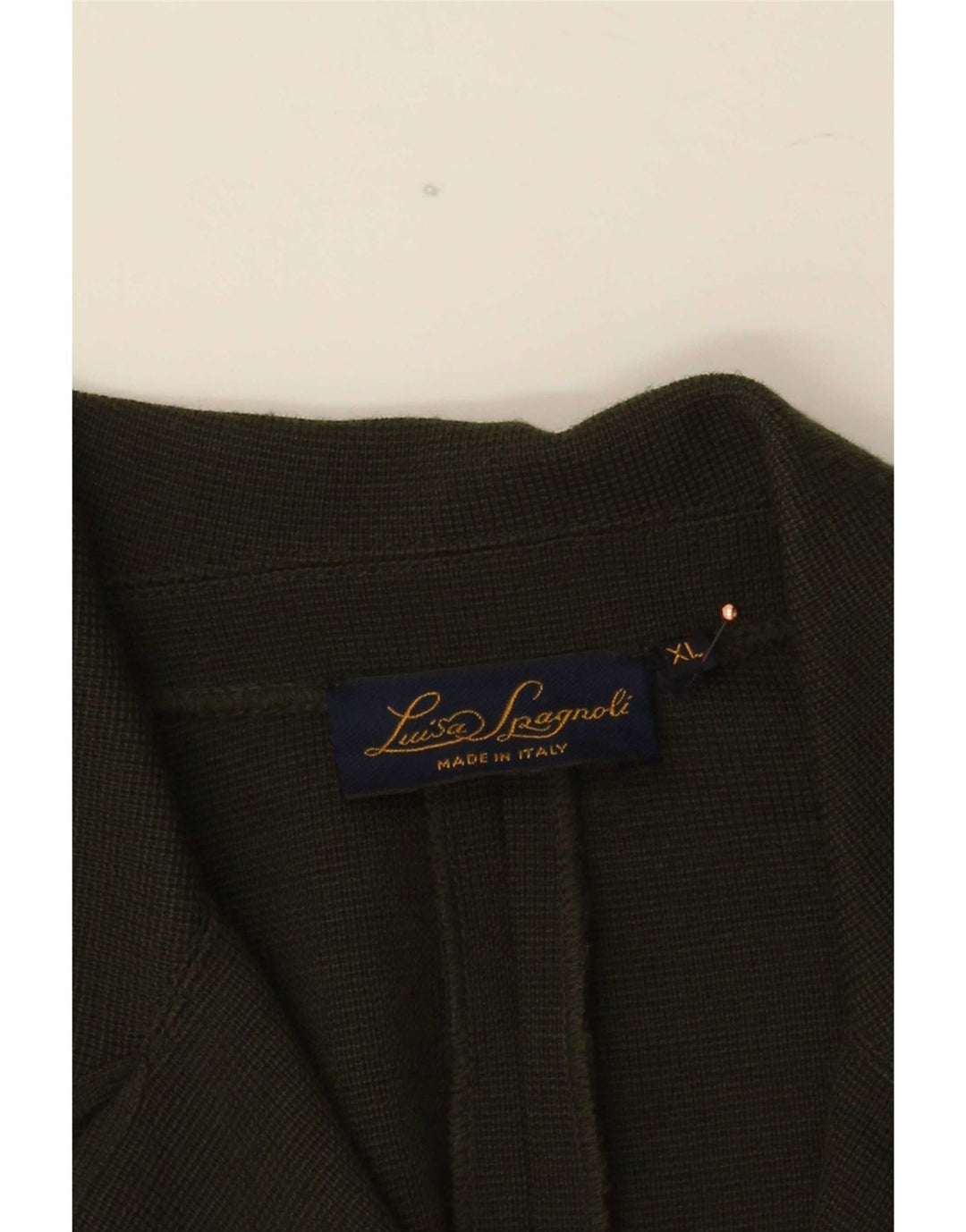 Luisa Spagnoli Damen 1-Knopf-Blazerjacke UK 18 XL Grün