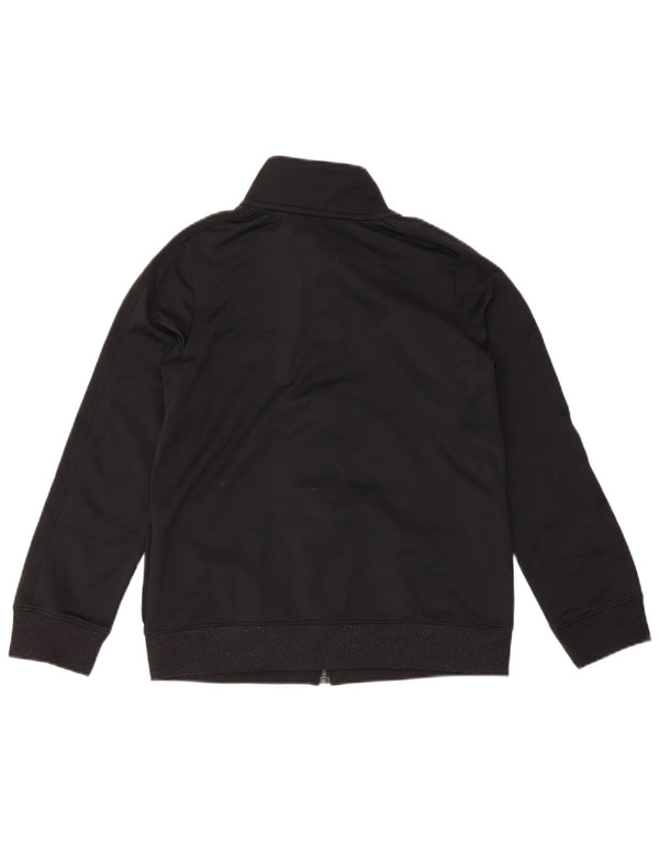 Under Armour Jungen-Trainingsanzug-Top-Jacke, 9–10 Jahre, mittelgroß, schwarz, Sport