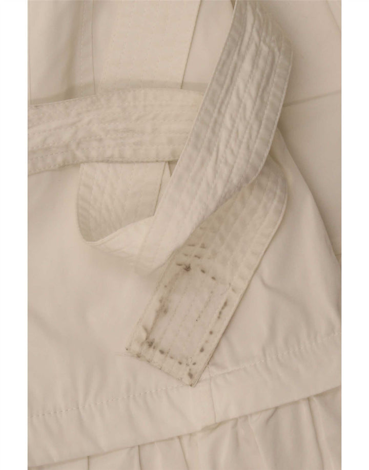 Guess By Marciano Damen Trenchcoat IT 40 Small Weiß Polyester