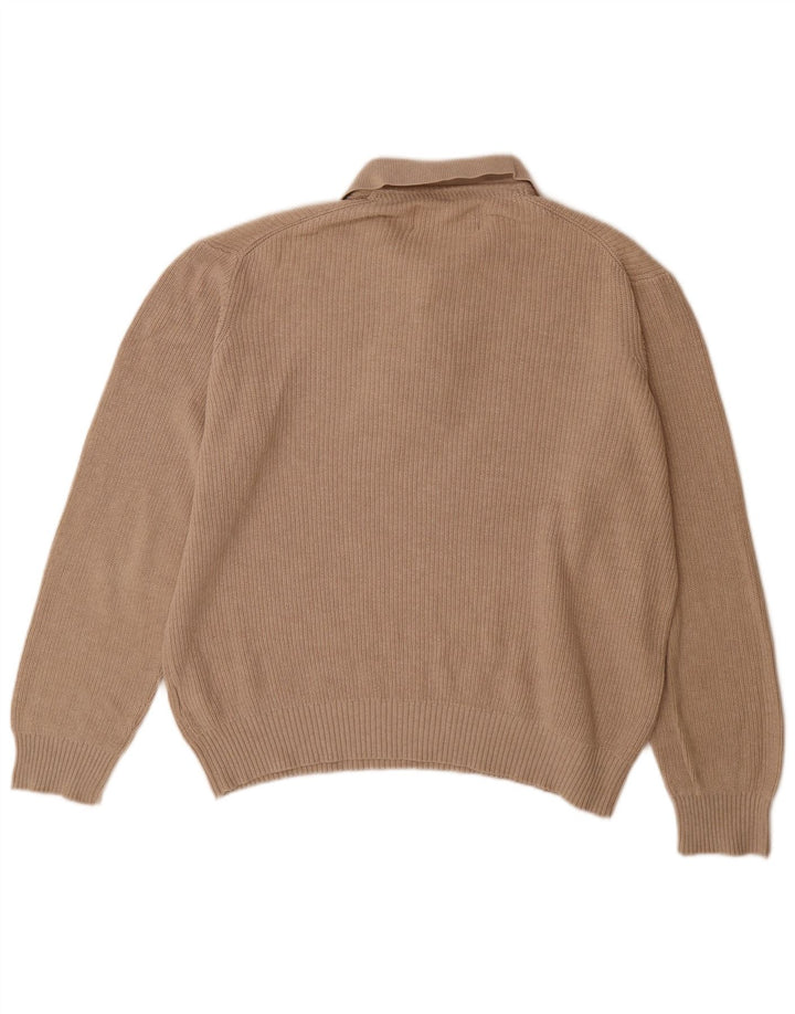 Marks & Spencer Herren-Pullover „Harbor“ mit Rollkragen, Blau, Größe L, Beige