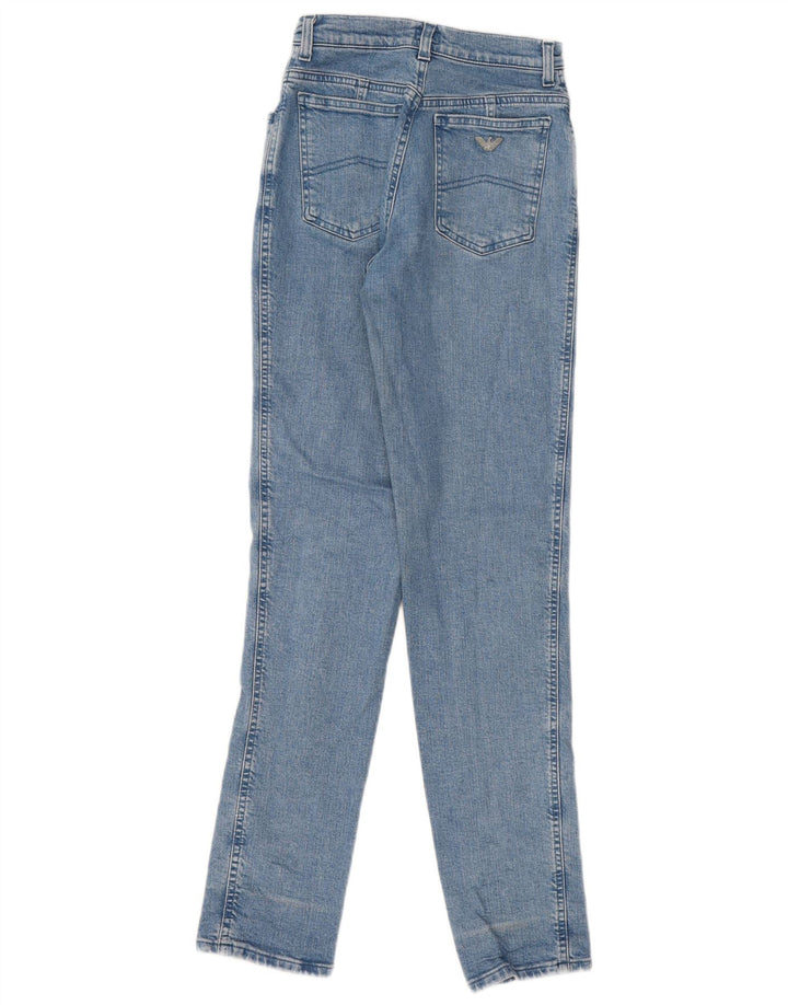 Armani Damen Slim Jeans W24 L31 Blau