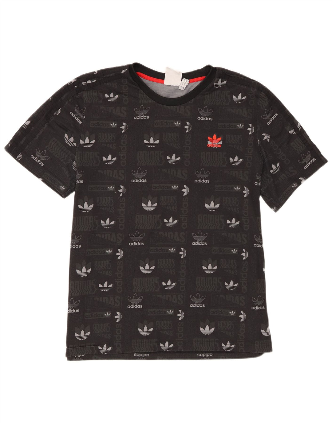 Adidas Herren Grafik T-Shirt Top Large Schwarz Polyester