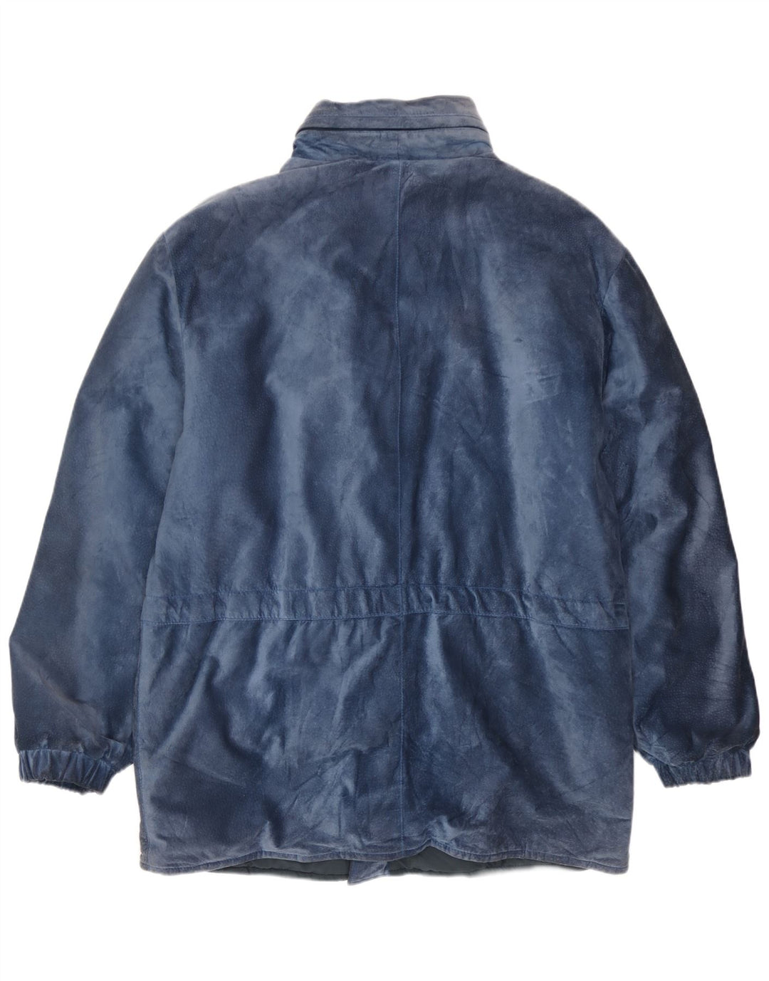 Vintage Herren Wildlederjacke IT 50 Large Blue Modal