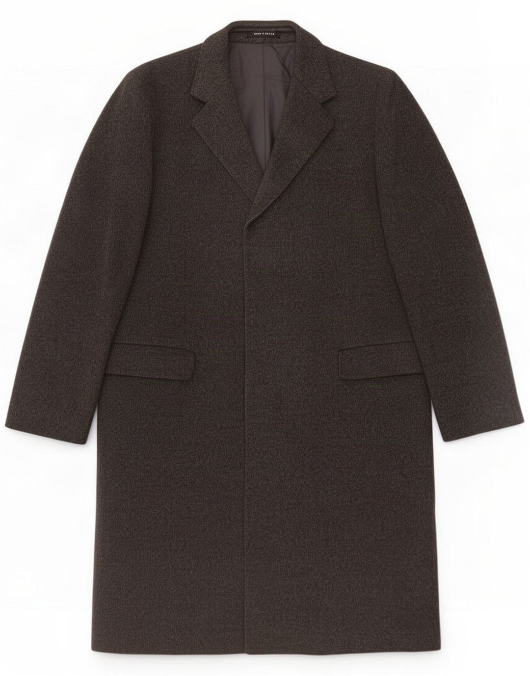 St Michael Mens Overcoat UK 42 Large Grey Wool