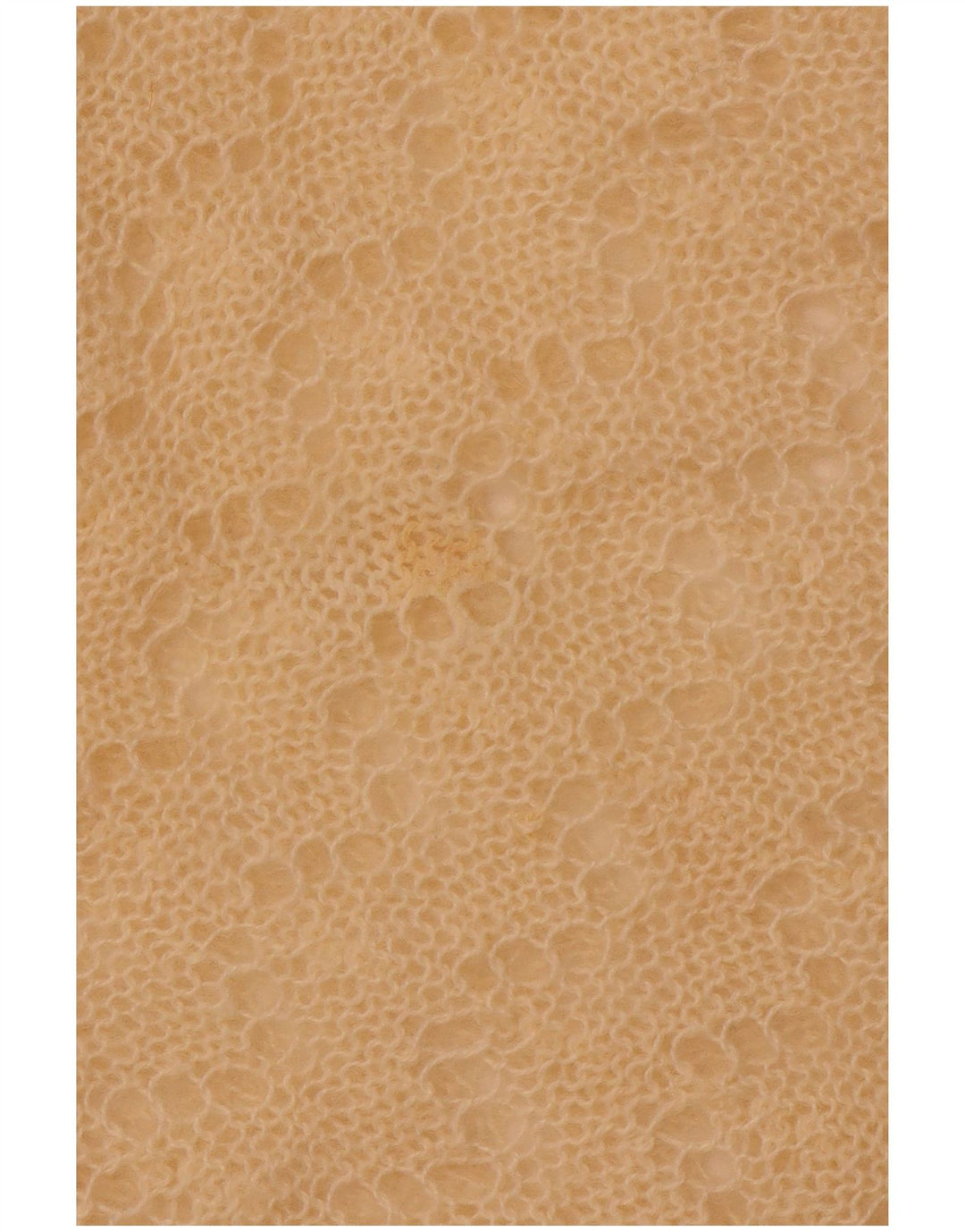 VINTAGE Damen Crop Pullover mit U-Boot-Ausschnitt, UK 12, Mittelbeige