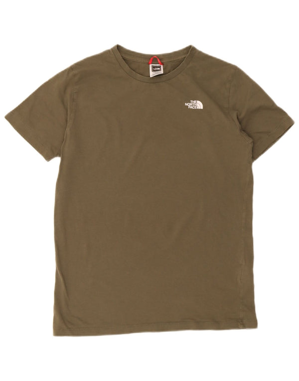 The North Face T-Shirt-Oberteil für Jungen, 14–15 Jahre, XL, grüne Baumwolle