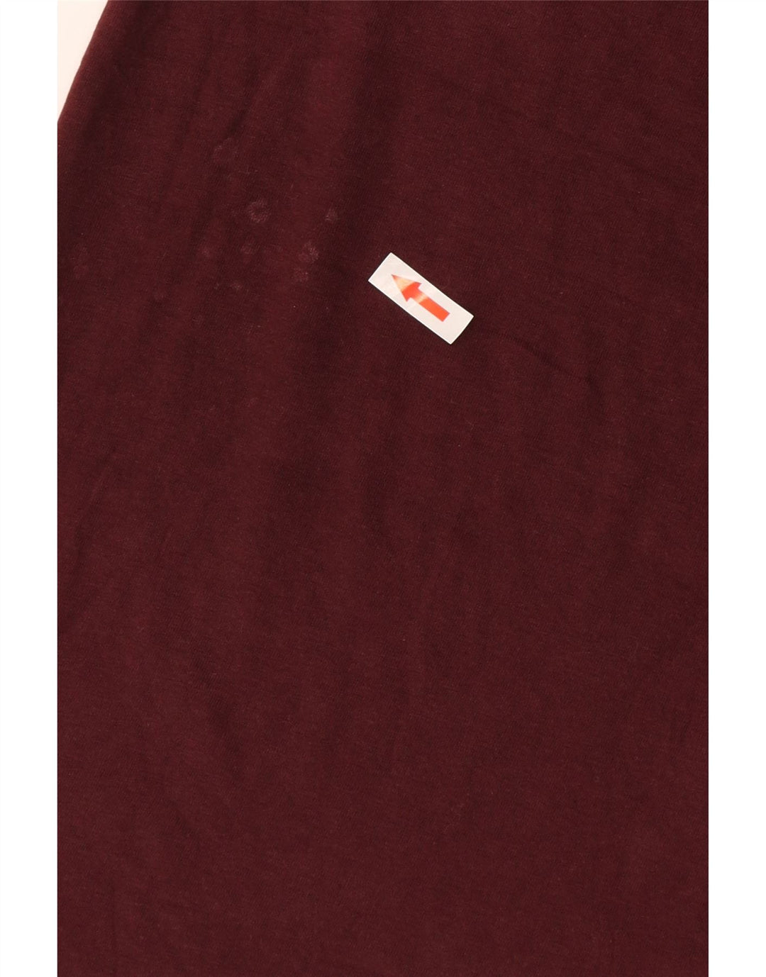 French Connection Herren-T-Shirt-Oberteil, mittelgroß, Burgunderrot, Baumwolle
