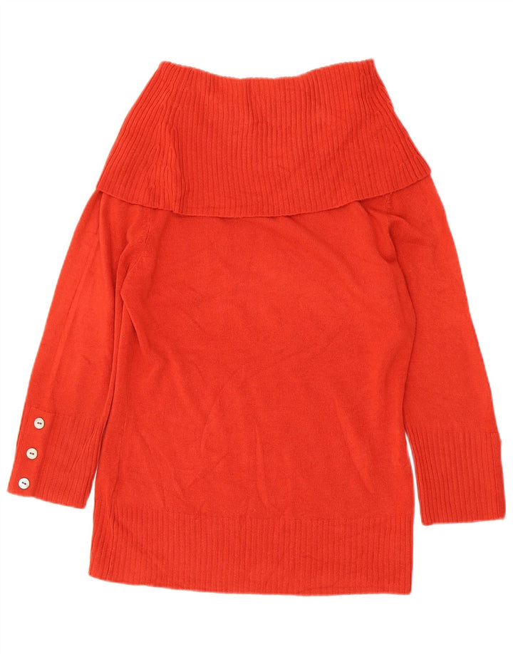 Per Una Damen-Pullover mit Rollkragen, UK 14, Mittelorange, Acryl