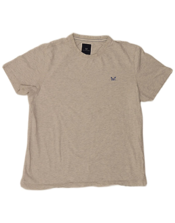 Crew Clothing Herren T-Shirt Top XL Grau Baumwolle