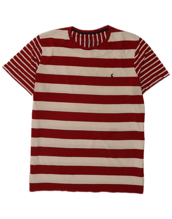 Joules Herren T-Shirt Top XL rot gestreift aus Baumwolle