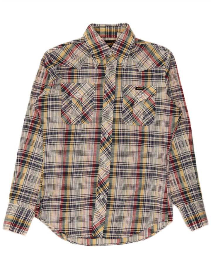 Wrangler Herren-Flanellhemd, mittelgroß, mehrfarbig, kariert, Baumwolle