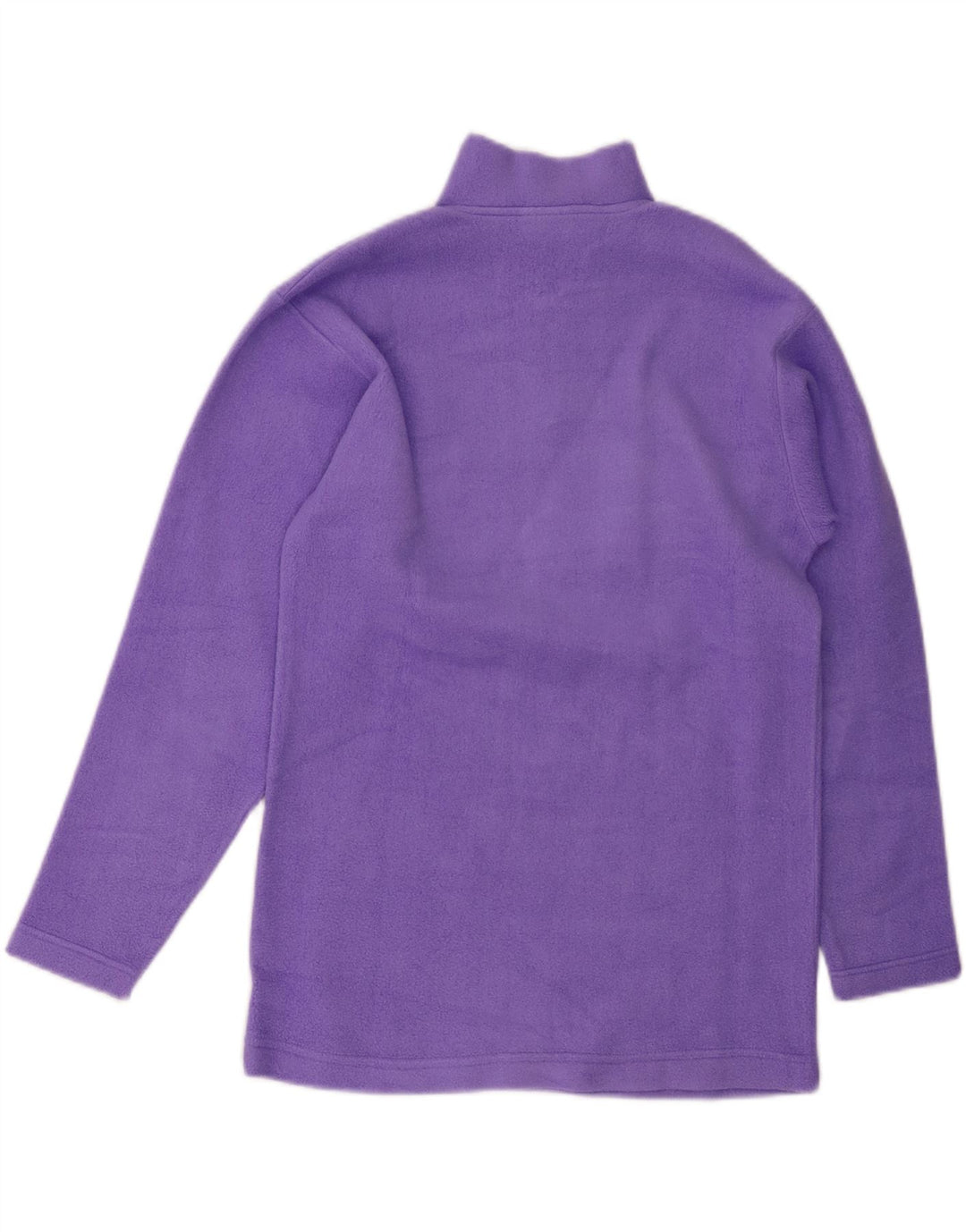 Sergio Tacchini Damen-Fleecepullover mit Reißverschluss am Hals, UK 14, Mittelviolett, Polyester