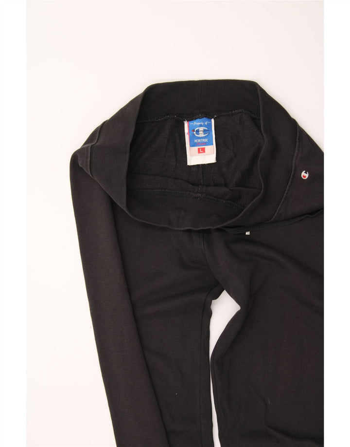 CHAMPION Womens Heritage Classics Tracksuit Trousers UK 16 Large Black Vintage Champion and Second-Hand Champion from Messina Hembry 