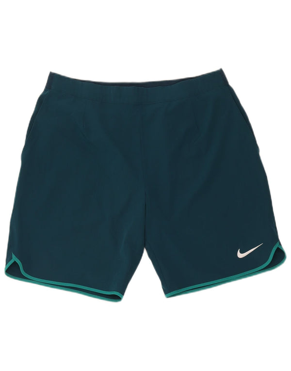 Nike Herren Dri Fit Sportshorts, groß, grünes Polyester
