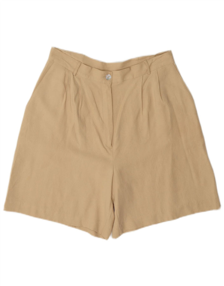 Vintage Damen Pegged Casual Shorts IT 44 Medium W28 Beige
