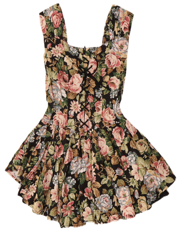 Ärmelloses A-Linien-Kleid für Damen im Vintage-Stil, Gr