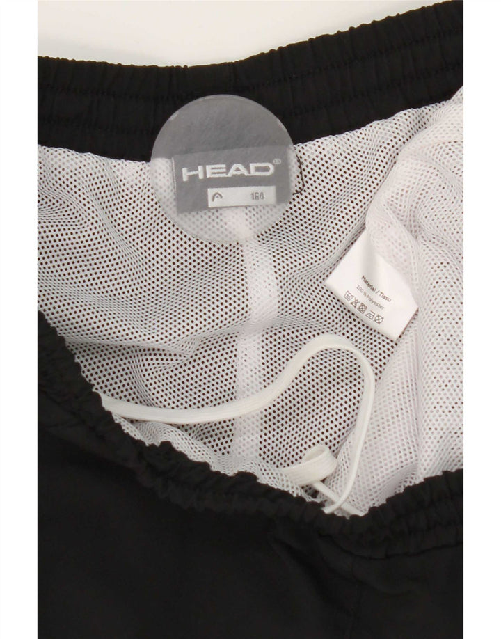 HEAD Jungen-Trainingshose, 13–14 Jahre, schwarzes Polyester