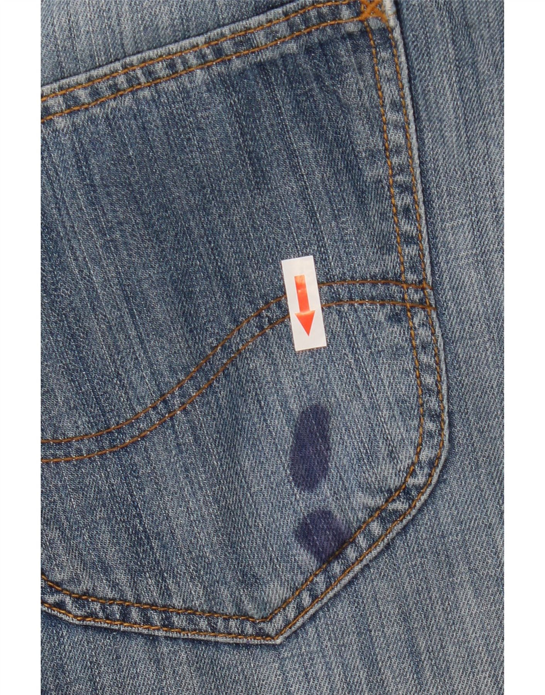 Lee Herren Knox Straight Jeans W38 L34 Blaue Baumwolle