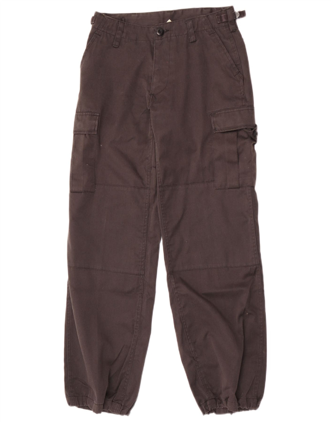 Vintage Herren Jogger Cargo Hose W28 L30 Grau