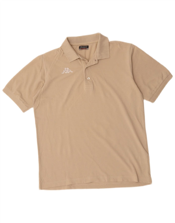 KAPPA Herren Poloshirt Mittelbeige Baumwolle