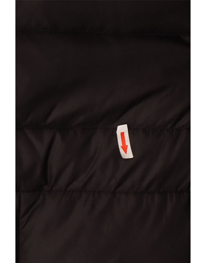 Guess Damen Übergroßer gepolsterter Mantel UK 4 XS Schwarz Polyamid