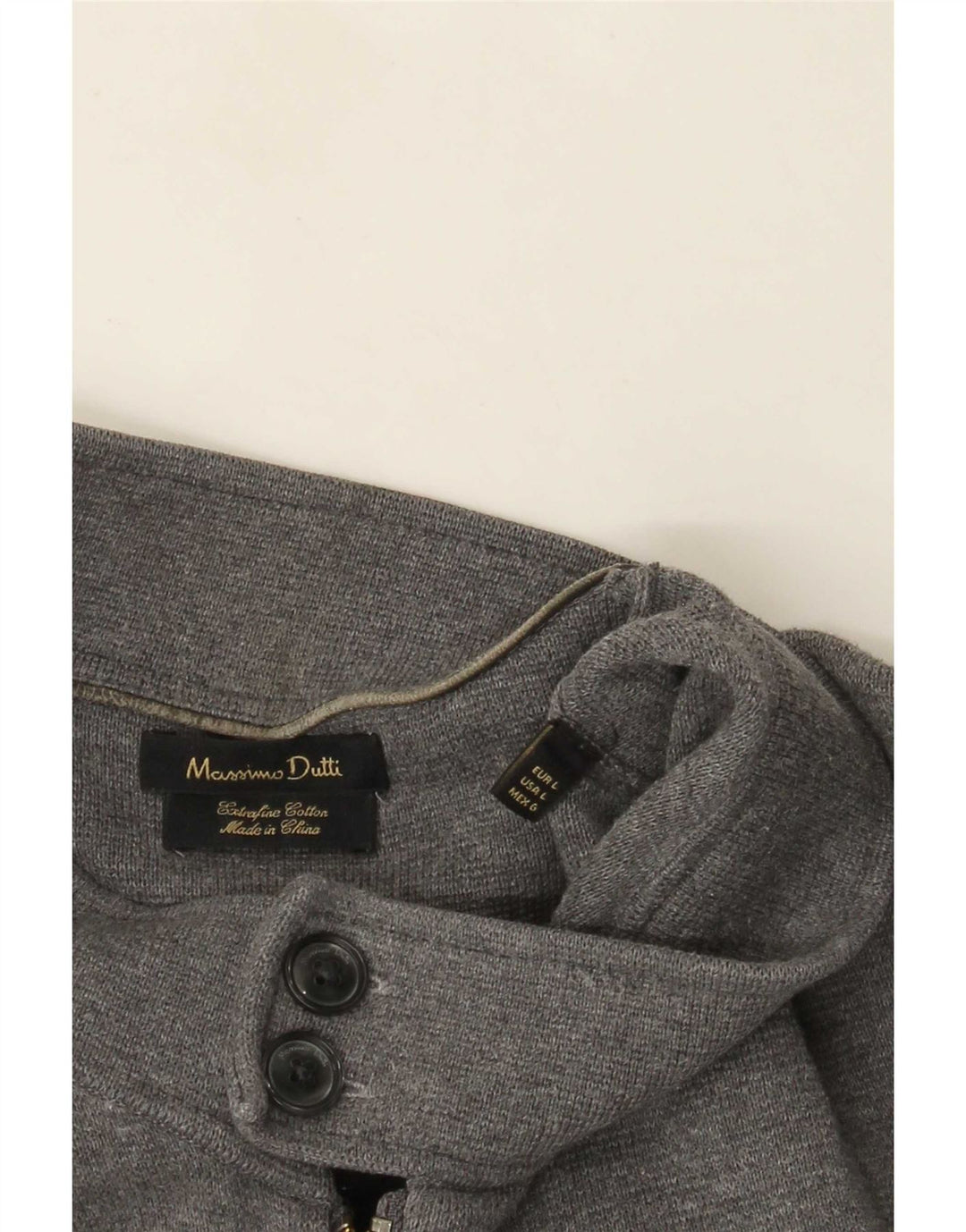 Massimo Dutti Damen-Cardigan-Pullover UK 16 Large Grau