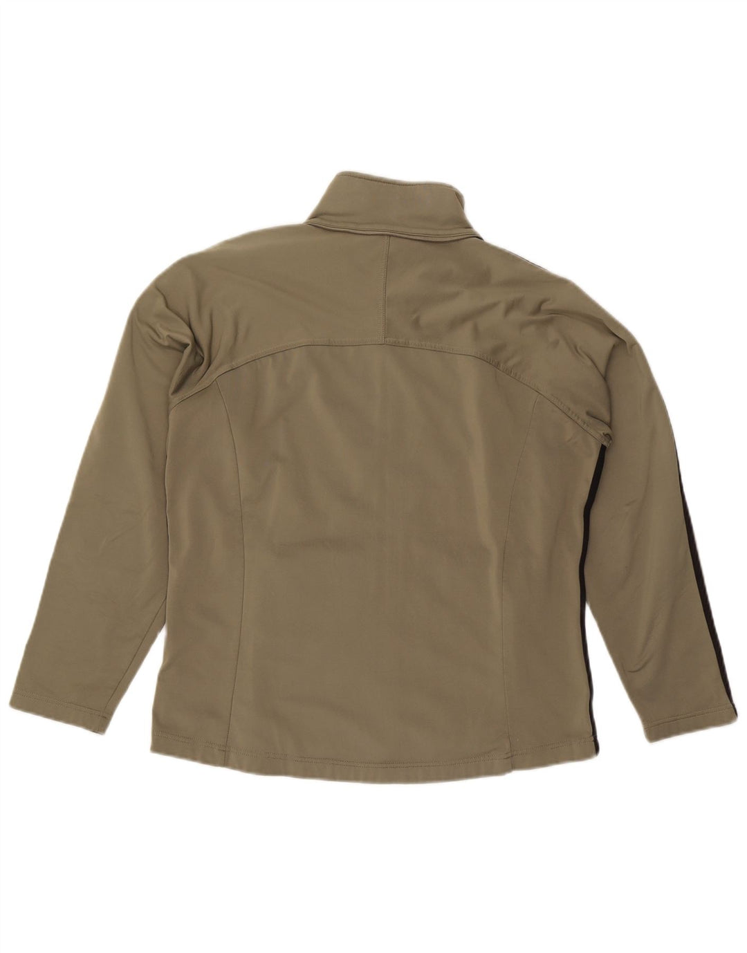Asics Herren-Trainingsanzug-Top-Jacke, Mittel-Khaki-Polyester