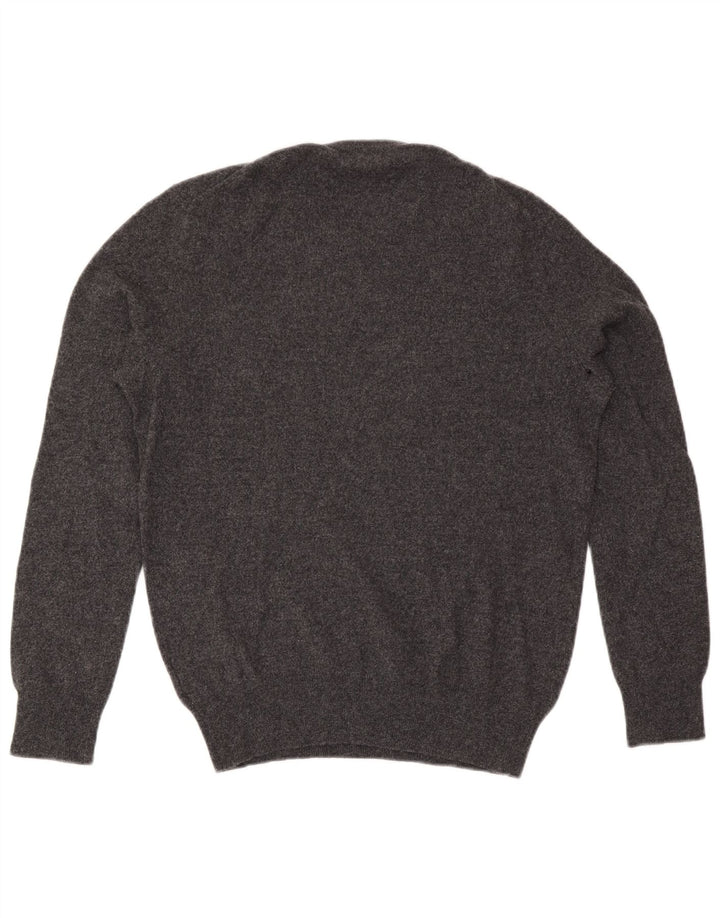 Polo Ralph Lauren Herren-Pullover mit Rundhalsausschnitt, mittelgraue Wolle