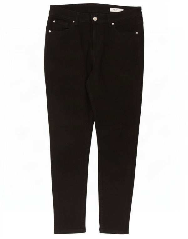 Marks & Spencer Damen The Ivy Skinny Jeans UK 14 Large W32 L28 Schwarz