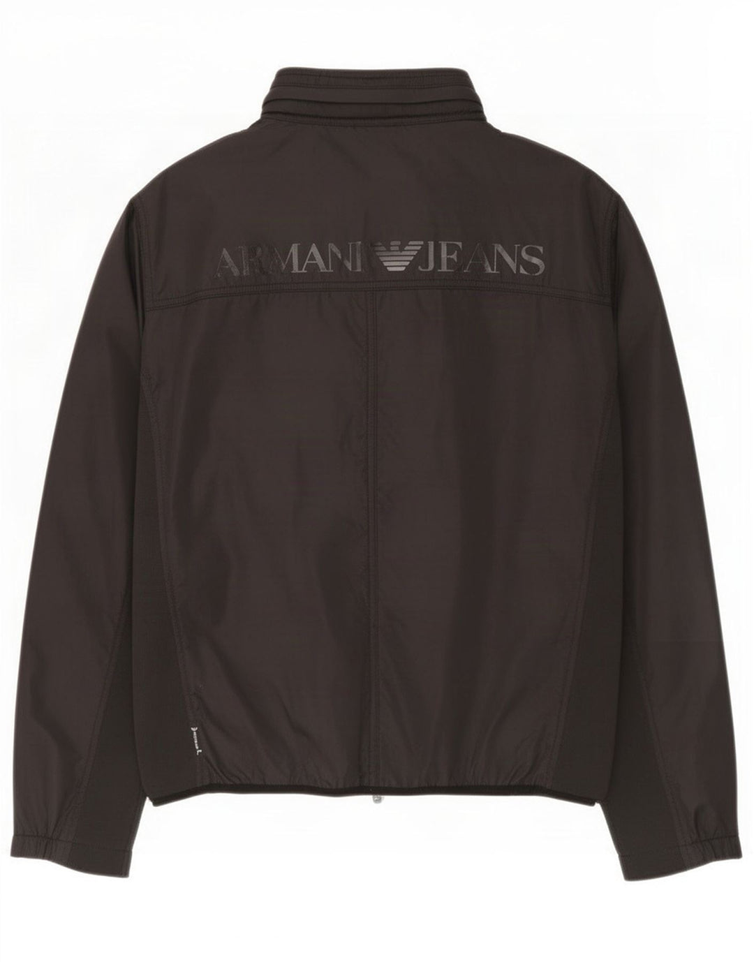 Armani Jeans Herren-Trainingsanzug mit Grafik, groß, schwarzes Polyamid